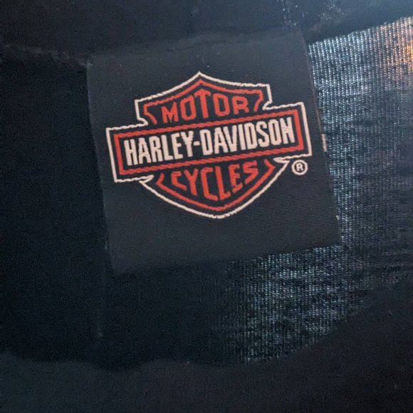 Woman's Harley Davidson Racing Tee Shirt - Picture 4 of 5